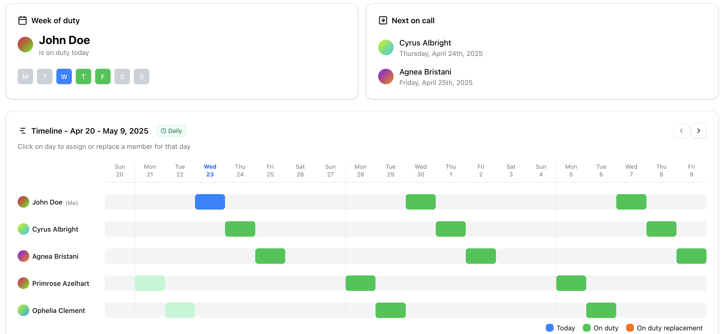 timeline illustration light